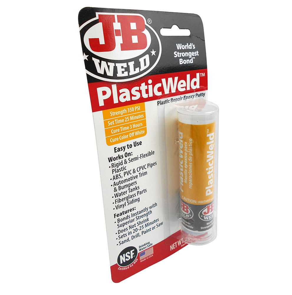 JB Weld PlasticWeld Plastic Repair Epoxy Putty Stick 8237