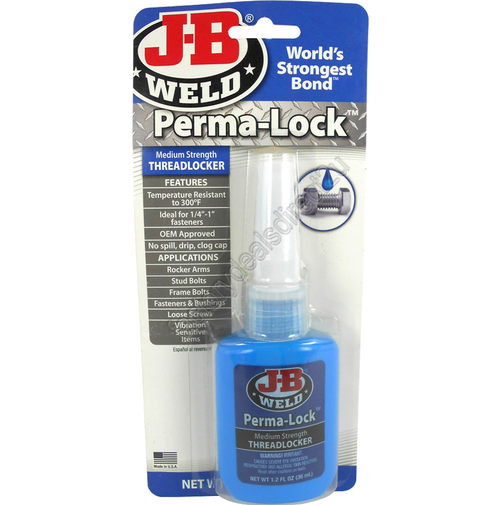 JB Weld PermaLock Medium Strength Threadlocker 24236 JB Weld