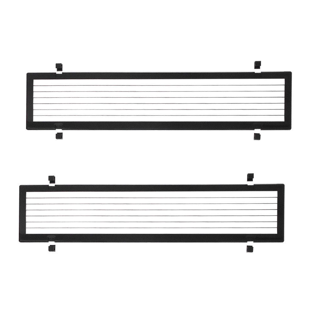 Number Plate Covers Euro Plates Black Pin Lines One Pair 6le Qld Nsw Vic Sa Wa