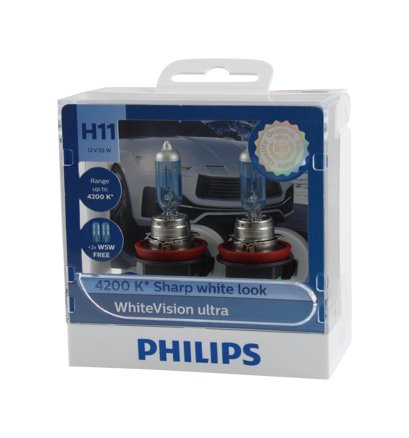 Online Phillips H7 WhiteVision Intense White Xenon Effect 55W - Auto Brake  Parts