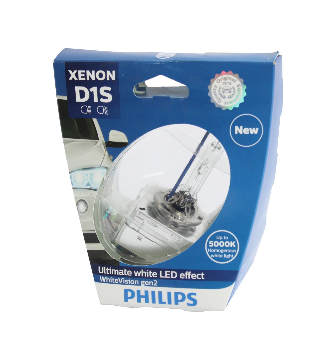 Genuine PHILIPS Xenon White Vision Gen2 D1S 35W 5000K- Single HID Headlight  Bulb