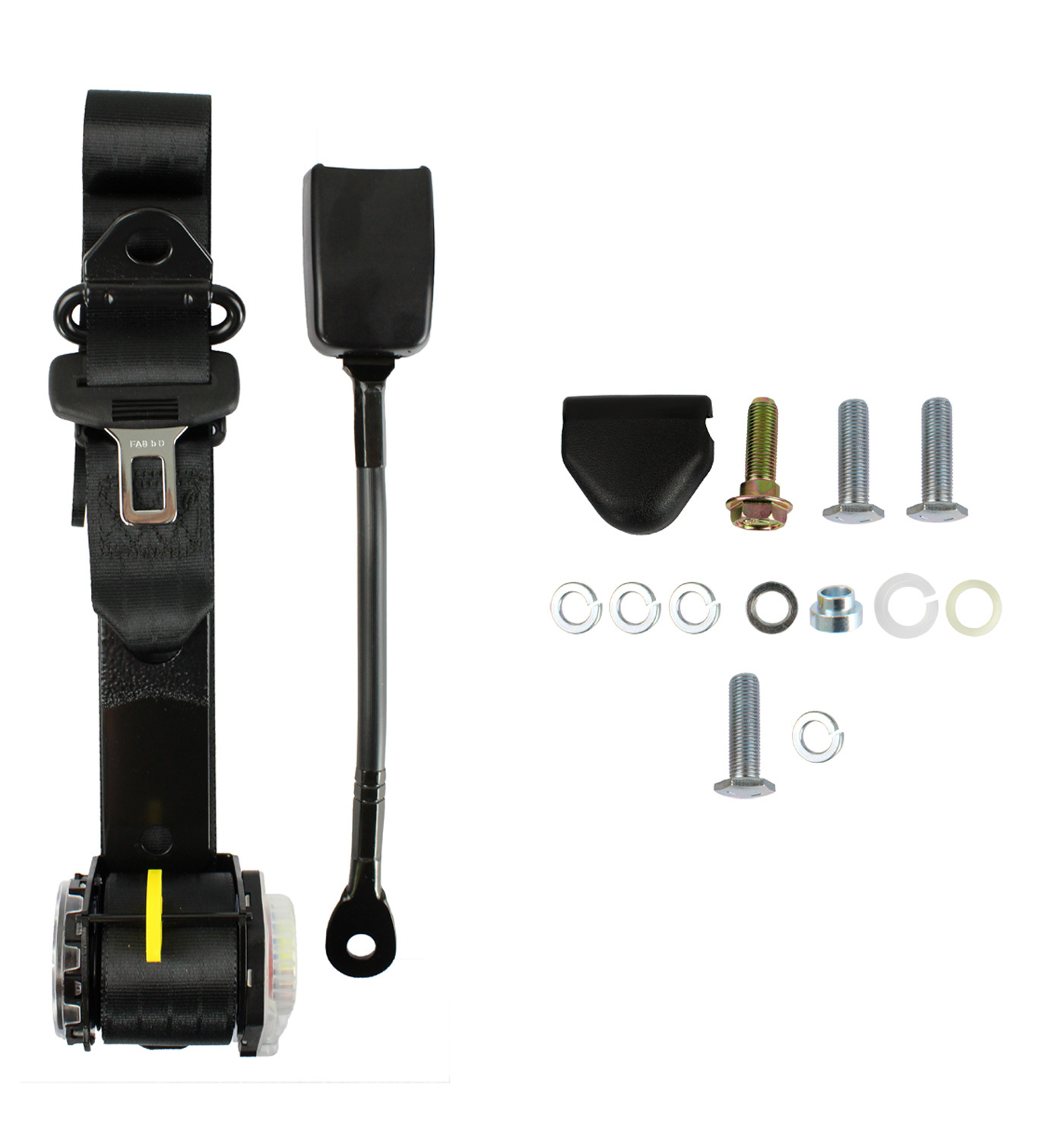 APV 90-90 On Pillar 3.2M Seat Belt - Stalk Buckles Seat or
