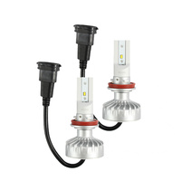 PHILIPS LED Fog Light H8 H11 H16 Ultinon 12v 6000K Bright White Pair - #11366ULX2