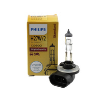 Genuine PHILIPS Standard Headlight Globe H27W/2 12V 27W PGJ13 - Single Bulb #12060C1