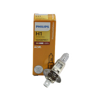 Genuine PHILIPS Premium Vision Headlight H1 Globe 12V 55W - Single Box #12258PRC1