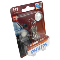 Genuine PHILIPS Extreme Vision H1 Globe 12V 55W - Single Bulb #12258XVB1
