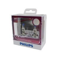 Genuine PHILIPS X-treme Vision Plus H1 Globe 12V 55W - Twin Pack #12258XVP150S2