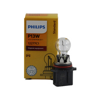 Genuine PHILIPS Standard Headlight Globe P13W 12V 13W PG18.5d-1 - Single Bulb #12277C1