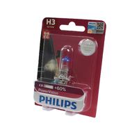 Genuine PHILIPS Power Vision Headlight Fog Light H3 Globe 12V 55w - Single Bulb #12336PWVB1