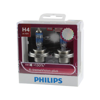 Genuine PHILIPS X-treme Vision H4 Headlight Globe 12V 60/55W - Twin Pack #12342XVPS2