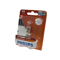 Genuine PHILIPS Rally Vision Headlight Fog Light H1 Globe 12V 100W - Single Bulb #12454RAB1