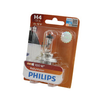 Genuine PHILIPS Rally Vision Headlight H4 Globe 12V 130/100W - Single Bulb #12459RAB1
