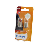 Genuine PHILIPS Premium Vision Parking Light Globe R5W 12V 5W - Pair (2 Pack) #12821B2