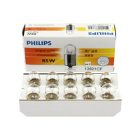 Genuine PHILIPS Standard Clear Bayonet Light Globes R5W 12V 5W BA15s - 10 Pack #12821CP