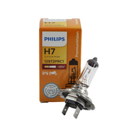 Genuine PHILIPS Premium Vision Headlight H7 Globe 12V 55W - Single Box #12972PRC1