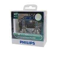Genuine PHILIPS X-treme Vision Pro150 H7 Headlight Globe 12V 55W - Twin Pack #12972XVP150S2