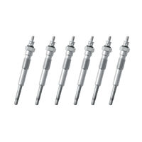 Set Of 6 Glow Plugs 8.5v Suits Landcruiser HJ45 1975 - 1980 3.6L H Diesel #19850-56020NGx6