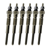 Set Of 6 11V Diesel Glow Plugs Suits Landcruiser HJ60 HJ75 HDJ80 HZJ75 HZJ80 #19850-64031NGx6