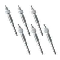 Set Of 6 Glow Plugs 8.5v Suits Landcruiser HJ47 08/80 - 10/82 4.0L 2H Diesel #19850-68030JNGx6
