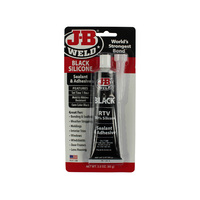 JB Weld Black Silicone Sealant & Adhesive RTV 85g Automotive Metal Rubber #31319