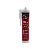 JB Weld High Temp Red Silicone RTV Gasket Maker & Sealant 292g #31914