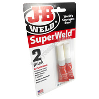 JB Weld SuperWeld Super Glue Bonds In Seconds - 2 pack J-B Weld #33102