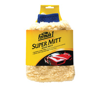 Formula 1 Super Synthetic Wool Mitt Help Lift Dirt From Paint Prevent Scratching #625004