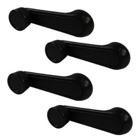Pack Of 4 Front Or Rear Window Winder Regulator Handles Black Suits Toyota Hilux LN46R #69260-10040-05NG