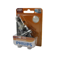 Genuine PHILIPS Premium Vision HB1 Headlight Globe 12V 65/45W - Single Bulb #9004PRB1