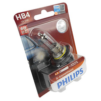 Genuine PHILIPS Extreme Vision HB4 Globe 12V 55W P22D - Single Bulb #9006XVB1