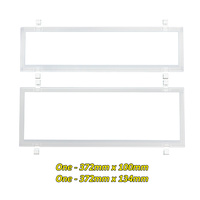Number Plate Covers Slimline/Standard WHITE Clear Pair QLD VIC ACT SA WA #6QSNLW