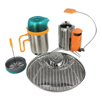 BioLite Camp Stove Complete Portable Cooking Kit - Turn Fire Into Electricity #BNA0100