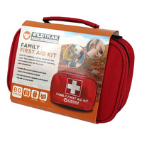 WildTrak 80 Piece Family First Aid Kit With Guide CA0086 - Camping Hiking Travel