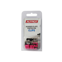 Altrex Replacement Pink 'U' Shape Number Plate Cover Protector Clips - Pack Of 4 #CU4P