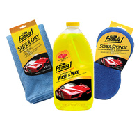 Formula 1 1.9L Wash And Wax Kit - Wash & Wax, Sponge & Super Dry #F1-3