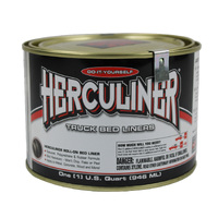 Herculiner Black Bed Tray Liner Spray Or Roll On Tub Liner Kit Protective 946ML #HCL1B7