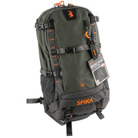 Spika Drover Heavy Duty 25Lt Pro Hunting Back Pack With Rifle Holder Rain Cover #HPDR-BK25O