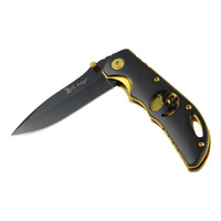 Elk Ridge Black & Gold Folding Pocket Knife #ER-134