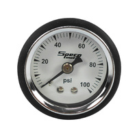 Speco Meter Automotive 1 1/2" Mechanical EFI Fuel Pressure Gauge 0-100psi #512-20