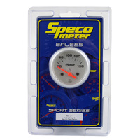 Speco Meter Automotive 2" Electrical Oil Temperature Gauge White Face #524-21