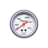 GENUINE New Speco Meter 2" Mechanical Water Temperature Gauge Silver #524-23