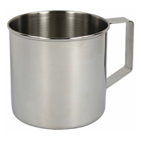 Zebra 500ML 9cm Stainless Steel Camping Mug Cup #SUP110009