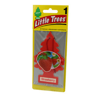 Little Trees Air Freshener Tree - Strawberry Scent - Single #U1P-10312