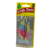 Little Trees Air Freshener Trees - Cotton Candy Scent - 3 Pack #U3S-32082