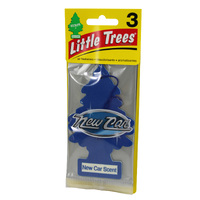 Little Trees Air Freshener Trees - New Car Scent - 3 Pack #U3S-32089